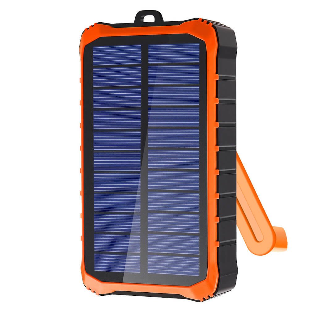 Портативная батарея с динамо-машиной, солнечной панелью и фонарем 4Smarts  Solar PowerBank Prepper 12000mAh купить в Одессе, Украине - цены и отзывы в  интернет-магазине Skay