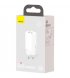 Сетевое зарядное устройство Baseus GaN2 Lite Quick Charger 65W 1Type-C + 1USB White (CCGAN2L-B02)