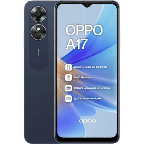 OPPO A17 4/64GB Midnight Black