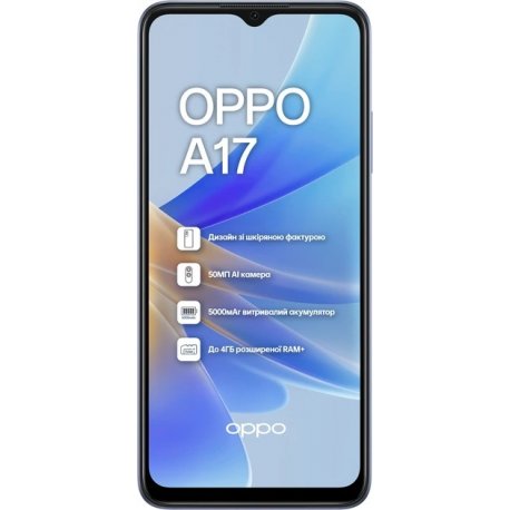 OPPO A17 4/64GB Midnight Black