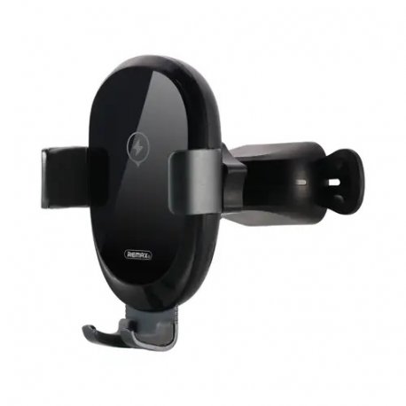 Автодержатель с беспроводной зарядкой Remax Sensor Mount For Car Vent Black (RM-C39)