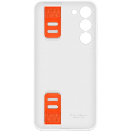 Чехол Samsung Silicone Grip Case для Galaxy S23+ (S916) White (EF-GS916TWEGRU)