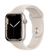 Б/в Apple Watch Series 7 45mm (GPS) Starlight Aluminum Case w. Starlight Sport Band (MKN63)