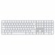 Клавіатура Apple Magic Keyboard with Touch ID and Numeric Keypad for Mac models with Apple silicon - White Keys (MK2C3)