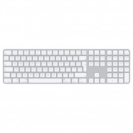 Клавіатура Apple Magic Keyboard with Touch ID and Numeric Keypad for Mac models with Apple silicon - White Keys (MK2C3)