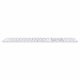 Клавіатура Apple Magic Keyboard with Touch ID and Numeric Keypad for Mac models with Apple silicon - White Keys (MK2C3)