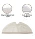 Ткань для влажной уборки для пылесоса Xiaomi RoboRock Q8 Max/Q7 Max/Q7/S6 MaxV/S6/S5 Max/E Mop Cloth (1 шт) (SXTB01RR)