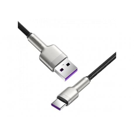 Кабель Baseus Cafule Metal DataType-C 66W 2m Black (CAKF000201)