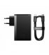 Сетевое зарядное устройство Baseus GaN5 Pro Fast Charger 2C+U 140W (Type-C to Type-C 100W) (1m) Black (CCGP100201)