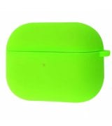 Чехол Silicone Case Full with Carbine Lime Green для Airpods 3