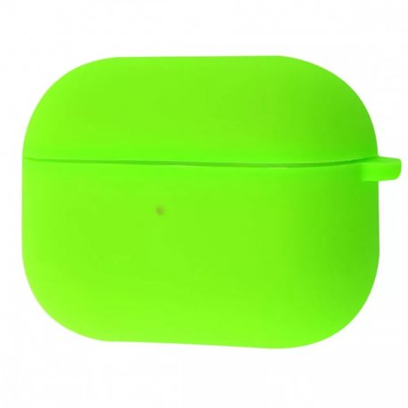 Чехол Silicone Case Full with Carbine Lime Green для Airpods 3