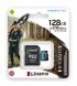 Карта пам'яті Kingston 128GB microSDXC C10 UHS-I U3 A2 R170/W90MB/s Canvas Go Plus + SD адаптер (SDCG3/128GB)