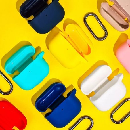 Чохол Silicone Case New with Carbine для Airpods 3 Orange