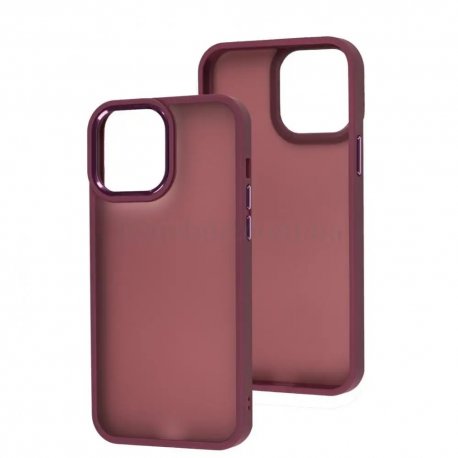 Чохол Metal Bezel для iPhone 14 Pro Fuchsia