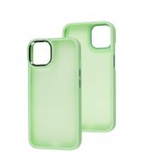Чохол Metal Bezel для iPhone 14 Light Green
