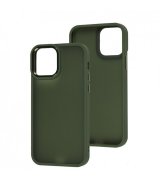Чехол Metal Bezel для iPhone 12 Pro Max Dark Green