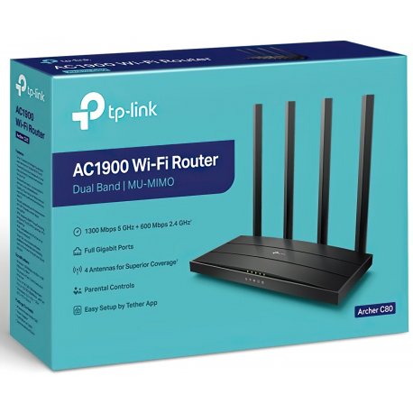 Маршрутизатор (роутер) TP-LINK Archer C80 AC1900 (ARCHER-C80)