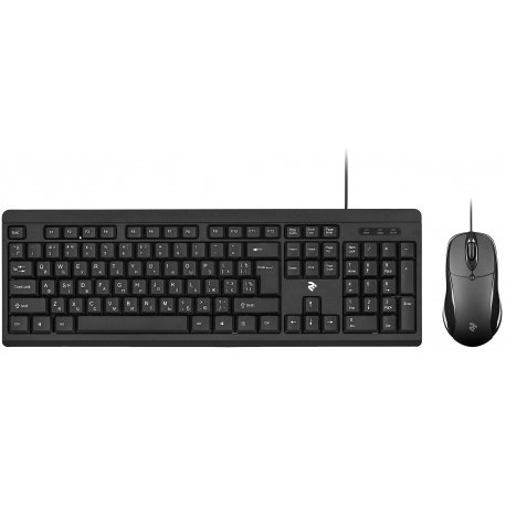 Комплект клавиатура + мышь 2E MK401 USB Black (2E-MK401UB)