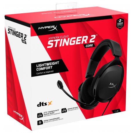 Гарнітура ігрова HyperX Cloud Stinger 2 Core PC 3.5mm Black (683L9AA)