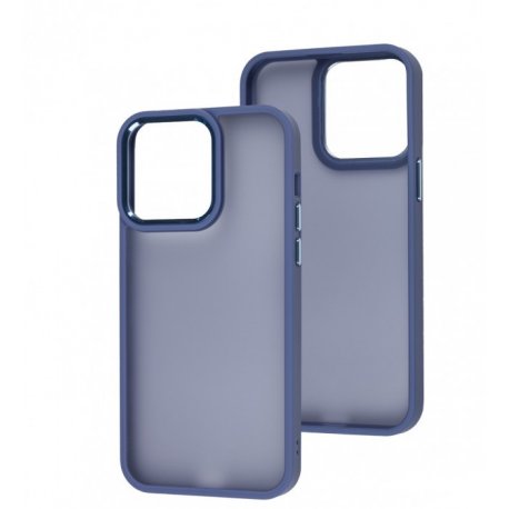 Чехол Metal Bezel для iPhone 14 Pro Max Blue