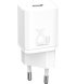 Сетевое зарядное устройство Baseus Super Silicone PD Charger 25W (1Type-C) + With Cable Type-C to Type-C White (TZCCSUP-L02)