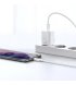 Мережевий зарядний пристрій Baseus Super Silicone PD Charger 25W (1Type-C) + With Cable Type-C to Type-C White (TZCCSUP-L02)