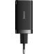 Сетевое зарядное устройство Baseus GaN5 Pro 2C+U (65W Type-C to Type-C 100W) (1m) Black (CCGP120201)
