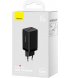 Сетевое зарядное устройство Baseus GaN5 Pro 2C+U (65W Type-C to Type-C 100W) (1m) Black (CCGP120201)