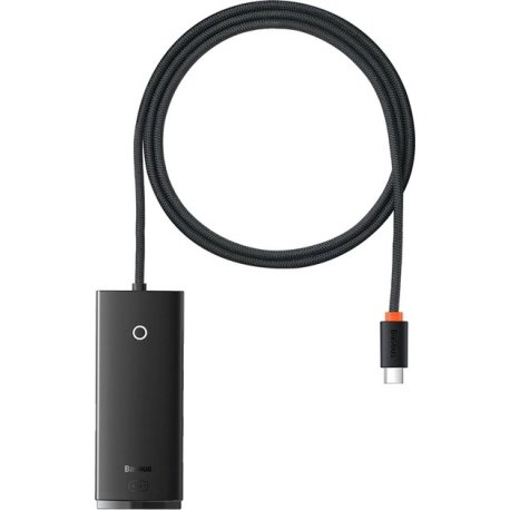 HUB Baseus Lite Series 4-in-1 Type-C to USB 3.0*4 (1m) Black (WKQX030401)
