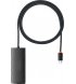 HUB Baseus Lite Series 4-in-1 Type-C to USB 3.0*4 (1m) Black (WKQX030401)