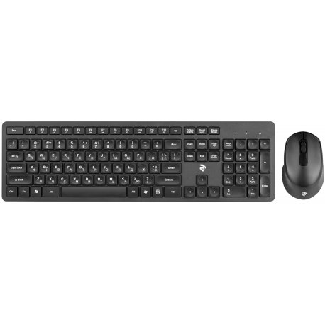 Беспроводной комплект мышь+клавиатура 2E MK420 WL Black (2E-MK420WB)