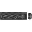 Беспроводной комплект мышь+клавиатура 2E MK420 WL Black (2E-MK420WB)