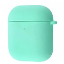 Чехол Silicone Case Full with Carbine для Airpods 1/2 Spearmint