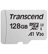 Карта памяти Transcend microSD 128GB V30 U3 UHS-I R100/W40MB/s + SD (TS128GUSD300S-A)