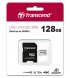 Карта памяти Transcend microSD 128GB V30 U3 UHS-I R100/W40MB/s + SD (TS128GUSD300S-A)