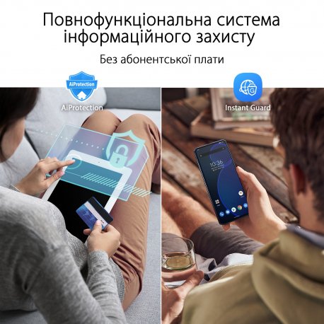 Маршрутизатор (роутер) ASUS ROG Rapture GT6 (1-Pack) AX10000 Black (90IG07F0-MU9A10)