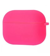 Чохол Silicone Case Full with Carbine для Airpods Pro 2 Bright Pink