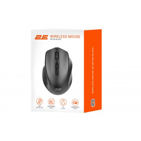Миша бездротова 2E MF240 WL Black (2E-MF240WB)
