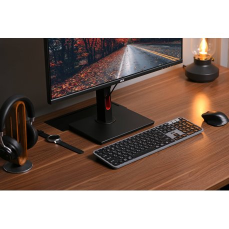 Клавітура бездротова 2E KS240 WL BT Gray (2E-KS240WG)