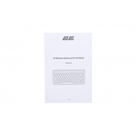 Клавіатура бездротова 2E KS250 WL BT Black (2E-KS250WBK)