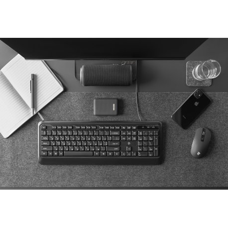 Клавиатура провідна 2E KS130 USB Black (2E-KS130UB)