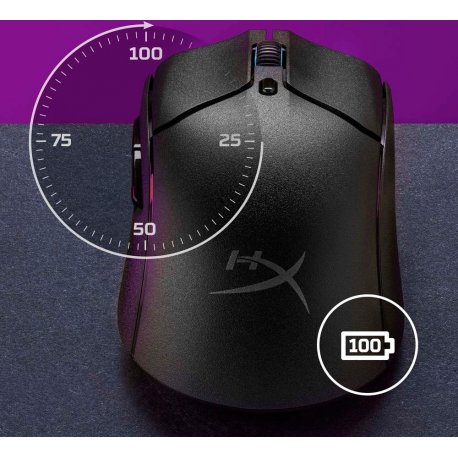 Миша ігрова бездротова HyperX Pulsefire Haste 2 WL Black (6N0B0AA)