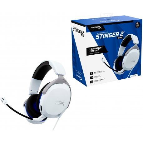 Гарнітура ігрова HyperX Cloud Stinger 2 Core PS White (6H9B5AA)