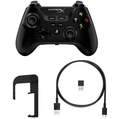 Геймпад универсальный HyperX Clutch WL/BT/USB Black (516L8AA)
