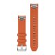 Ремешок Garmin MARQ QuickFit 22mm Silicone Strap Bands Ember Orange (010-12738-34)