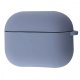 Чехол Silicone Case Full with Carbine для Airpods Pro Lavender Gray