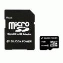 Silicon power microSD 4Gb 