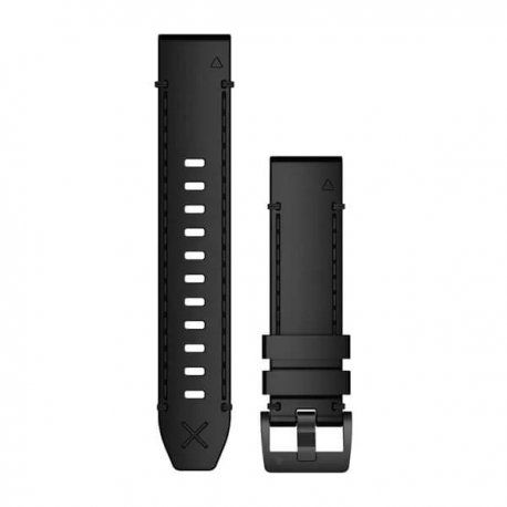 Ремешок Garmin MARQ QuickFit 22mm Leather Strap Band Black (010-12738-19)