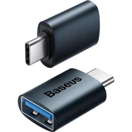 Перехідник Baseus Ingenuity Mini OTG USB 3.1 to Type-C Blue (ZJJQ000003)