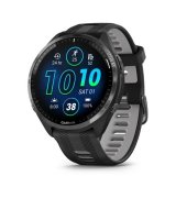 Смарт-годинник Garmin Forerunner 965 Carbon Gray DLC Tit. Bezel w. Blk Case and Black/Powder Gray Sil. Band (010-02809-10)